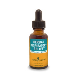 Herb Pharm Herbal Respiratory Relief Liquid Formula with Wild Cherry Liquid Extract, 1 Fl Oz (Pack of 1)