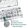 Fender Washers, 520 Pcs SAE + Metric 23 Sizes Flat