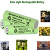Yibatopow 4 Packs 1.2v AA Ni-MH Rechargeable Batteries,Double A 800mAh