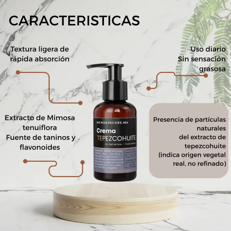 Crema De Tepezcohuite Fórmula Natural Para Regeneración