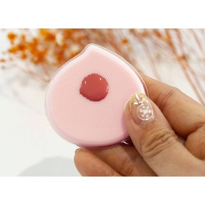 COSRAMY Premium Peach Silicone Cosmetic Puff- Easily Washable Blender for