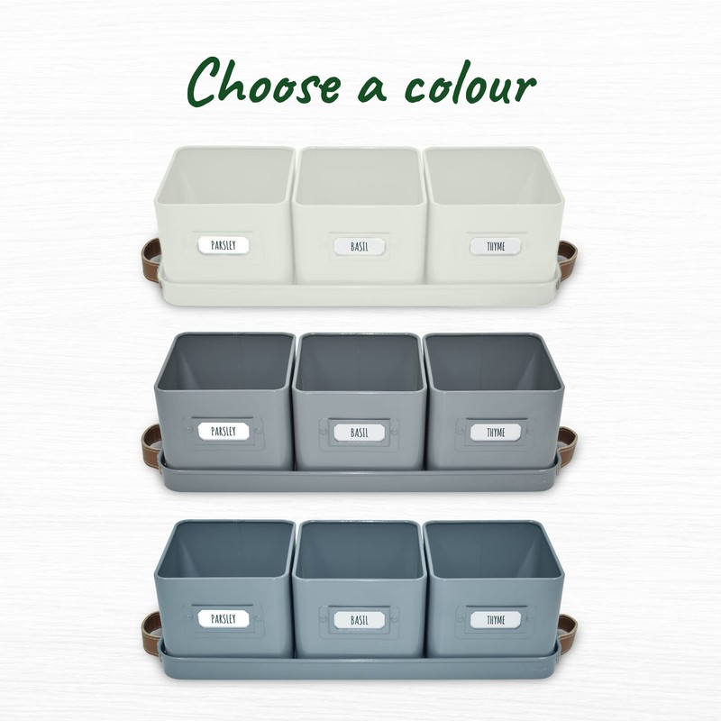 volila Herb Planter Indoor - Set of 3 Warmstone Indoor