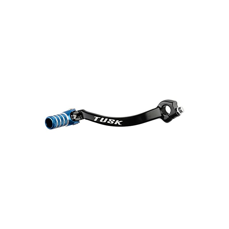 Tusk Folding Shift Lever Black/Blue Tip Compatible with Yamaha YZ250F