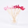 PuTwo Cocktail Picks Handmade Bamboo Toothpicks 100ct 4.7" in Flamingo