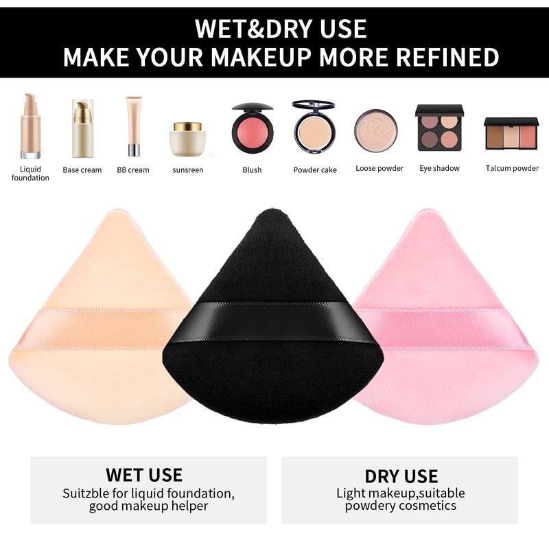 Sibba Loose Powder Puff Make Up Sponge Face Foundation Concealer