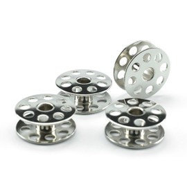 Blooy - (10 PCS) 18034 Large M Type Steel Bobbin Fit Typical 0302, 0303, ​Jack H5, H6, Consew 205RB, 206RB, JUKI DU-1181 Sewing Machines