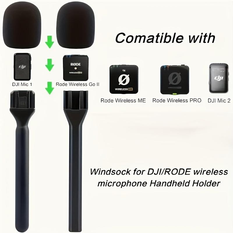 Portable Handheld Microphone Holder, Durable ABS Wireless Microphone Holder, Microphone