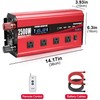 Cantonape 2500W Power Inverter 12V to 110V/120V DC to AC