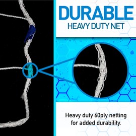 Franklin Sports Soccer Replacement Goal Nets and Soccer Goal Straps - Replacement Soccer Net For 10'x5' Soccer Goals