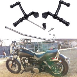 KEEPDSGN Forward Controls Foot Pegs For Harley Dyna 2006-2017 FXDB 2008-2013 FatBob FXDF