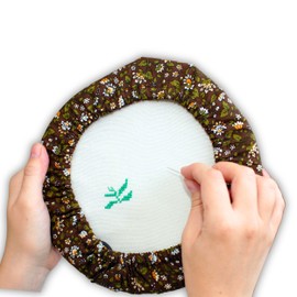 Cross stitch hoop grime guard hoop 8 inches embroidery frame Grime guard for cross stitch hoop sizes 8 inches Protector oraganise cross stitch kit storage