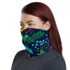 PBGoods Black Floral Neck Gaiter Face Mask Alternative Facemask NEW