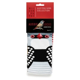 Wilson Payne Down Under Socks - Diamond Firetail, 8-11