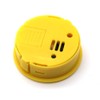WINGONEER 2PCS Mini Digital LCD Thermometer Hygrometer Thermometer Hygrometer Round-Yellow