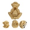 TEHAUX Three not Monkeys feng Shui Monkey Figurine See no