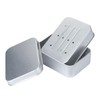 Practical Soap Box with Lid Aluminum Travel Soap Storage Case