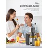 QCen Juicer Machine, 500W Centrifugal Juicer Extractor with 3” Wide
