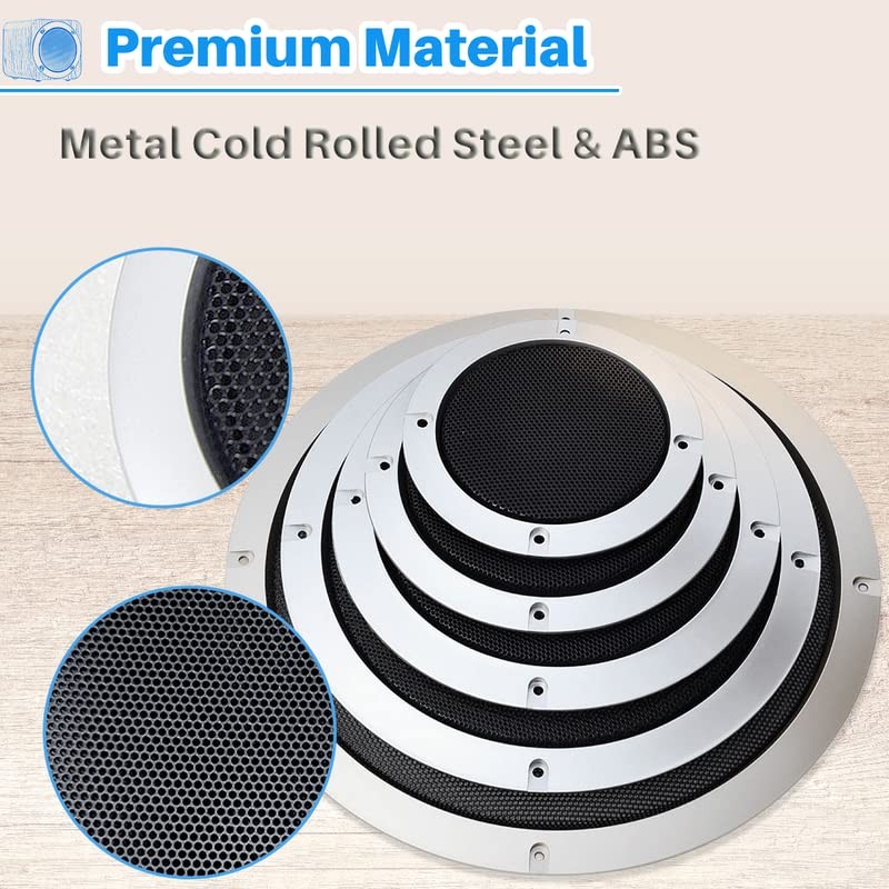 Kalevel 10 Inch Speaker Grill Cover Metal Speaker Grill Covers