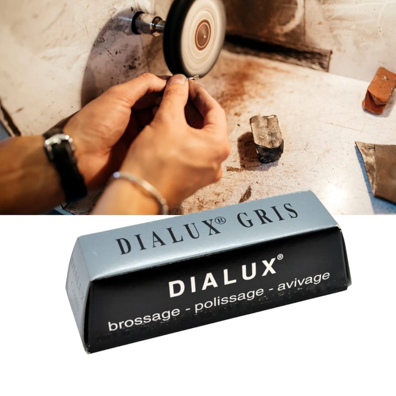 KAP TOOLS - Pasta Dialux Gris para Pulir Acero Inoxidable.Pasta