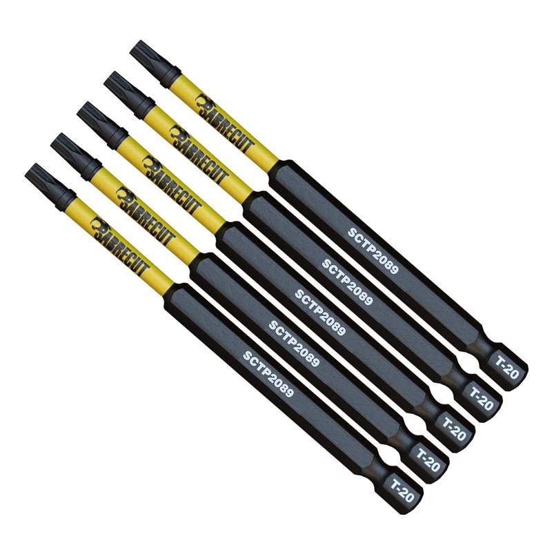 5 x SabreCut SCTP2089_5 89mm T20 TX20 Torx Tamper Proof
