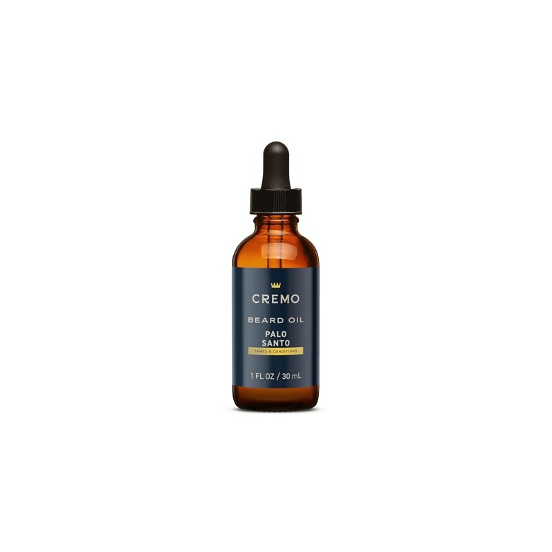 Cremo Beard Oil for Men, Palo Santo, 1 Fl Oz