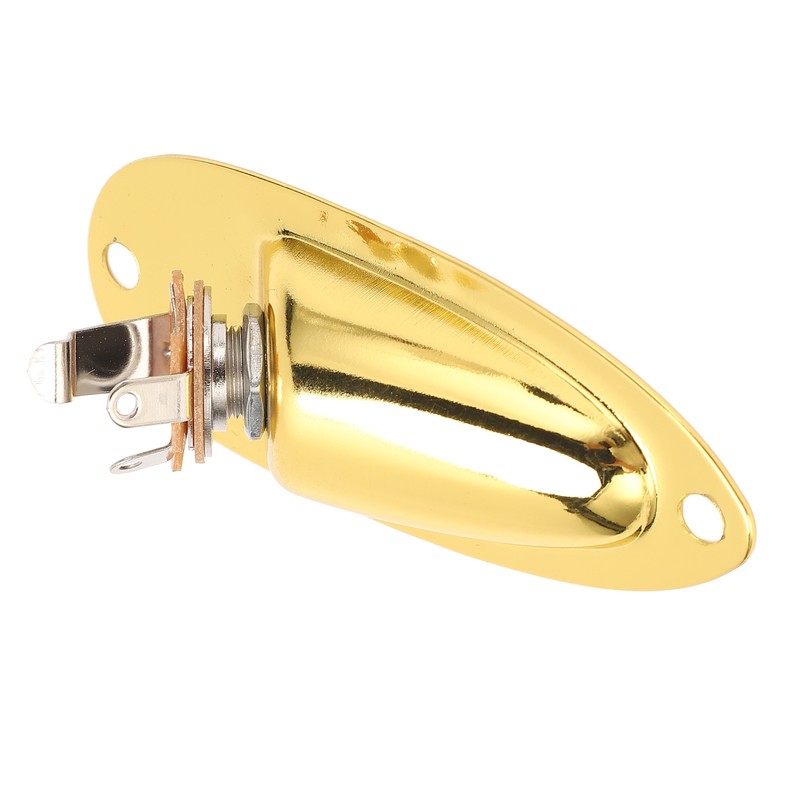 Guitar Input Jack Boat Style 6.35mm Metal Electric Guitar Input
