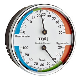 TFA Dostmann TFA Thermometer/Hygrometer 45.2040.42 for a Better Home and Room Temperature