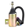 Fuel Shutdown Solenoid, 12V Steel Housing Fuel Shut Off Stop