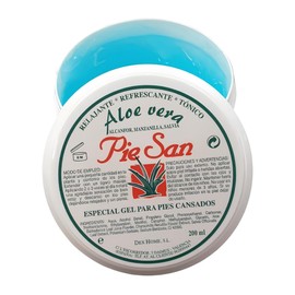 Gel für müde Füße mit Aloe Vera, Piesan, für müde und geschwollene Beine, mit Kampfer, Menthol, Salbei und Kamille, 200 ml
