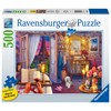 Ravensburger Cozy Bathroom Jigsaw Puzzle - 500 Piece Large Format
