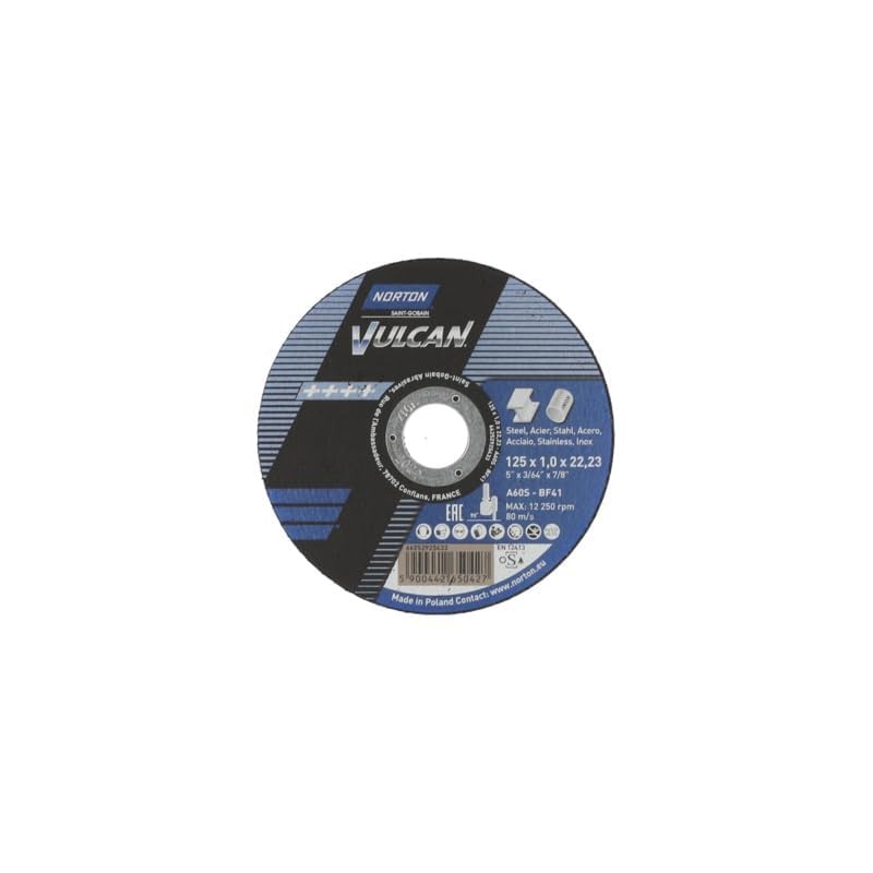 Norton VULCAN Cutting Disc 125 x 1 x 22.23 mm