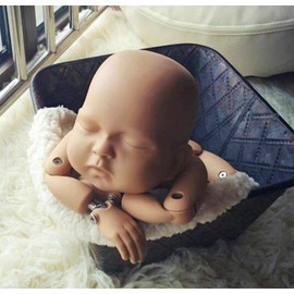 Vedory Baby Photography Props Wrap Mat for Boy Girls Photo Shoot Blanket Basket Filler Stuffer Posing Accessories Pad Poster