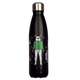 Puckator The Original Stormtrooper - Stainless Steel Water Bottle - Cold for 24h and Hot for 12h - Metal Water Bottles with Trooper Design - Double Walled Modern Thermos Flask - Bpa Free - 500 ml