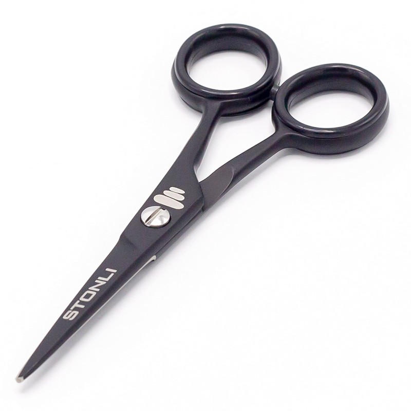 STONLI 4.5 inches Beard and Moustache Scissors - Nose Hair