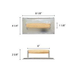 Thunder Group SLKSW008 Steak Weight with Wood Handle, 4-1/4 by 8-1/4-Inch, Aluminum
