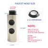 Kitchen Sink Faucet Sprayer Head, 2 Functions Sprayer Attachment for
