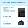 Camulti LC-E10 E10C E10E Battery Charger Fast Charging for Canon