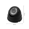 Laroal 2pcs Dome Simulation Surveillance With Flashing LED Light Indoor