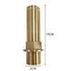 Faucet Fittings Nipple Locknut Kit Extension Threaded Pipe Longer Mounting