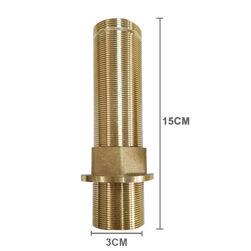 Faucet Fittings Nipple Locknut Kit Extension Threaded Pipe Longer Mounting