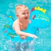 Grupo Carnavallia Inflable Dinosaurio Bebé Flotador C/ Asiento Azul Salvavidas
