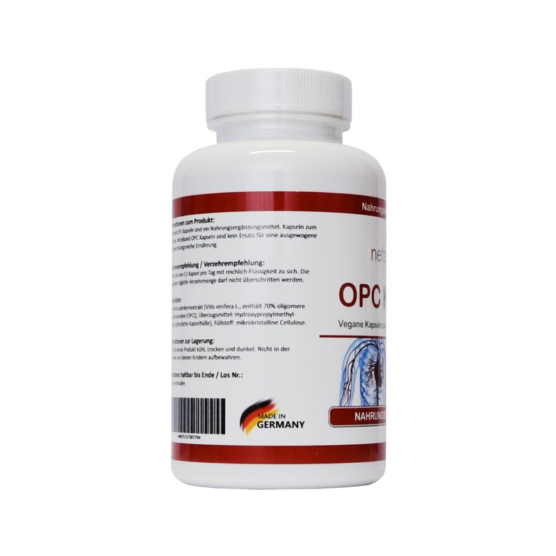 Netzeband OPC Capsules Vegan - 120 Premium Capsules High Dose