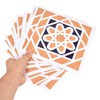 10Pcs set Imitation Ceramic Tile Wall Sticker Waterproof SelfAdhesive Wallpaper