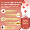 Spicy Blocks,Vegan Spicy Hot Peach Gummies for Men & Women-
