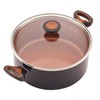 Farberware Glide Dishwasher Safe Nonstick Cookware Pots and Pans Set,