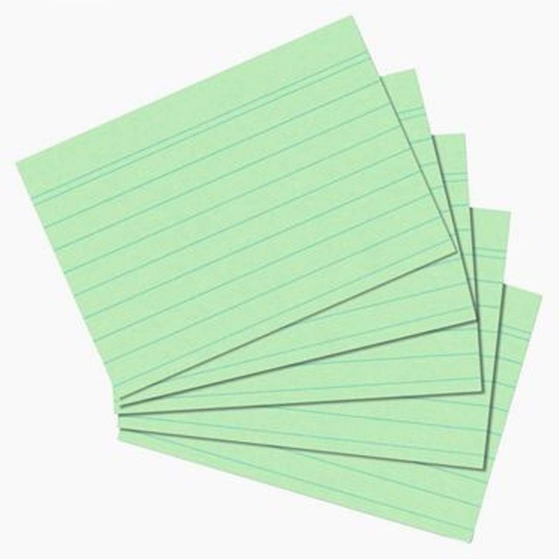 Herlitz Index Cards A4/A5/A6/A7/A8 Pack of 100