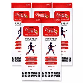 핫 관절애 바르는 맛사지크림 120g 3개 +2개 총 5개 Hot Joint Massage Cream 120g 3+2 Total 5 Pieces