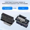 YSIUENG USB 3.2 Gen 1 to Gen 2 Header Adapter