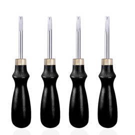 Namner Leather Edge Tool Set-4 Pcs Leather Beveler, Leather Edge Skiving Tool, Leather Craft Tools for Leather DIY Leather Crafting Making