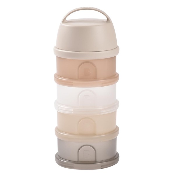 BÉABA, Stackable Powdered Milk Dispenser, 100% Airtight, 4 Compartments, Made